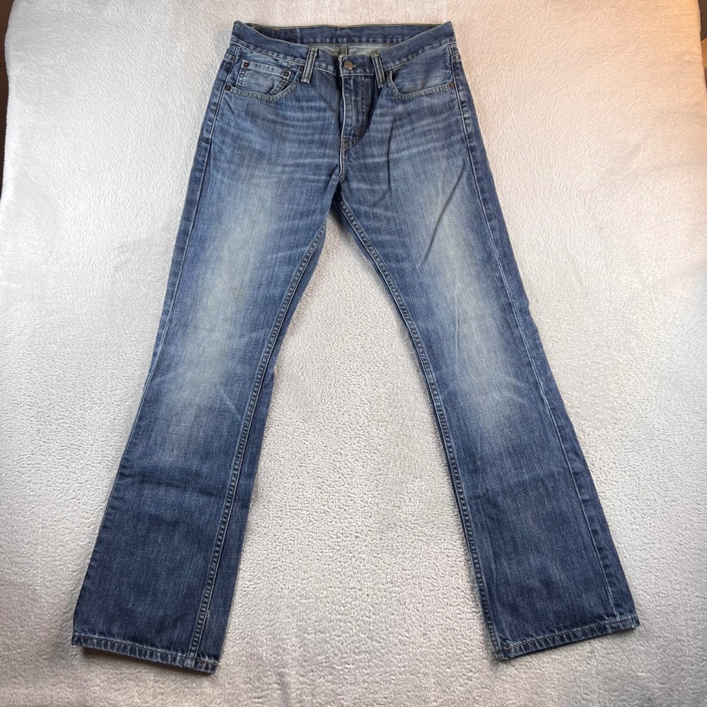 Levis 527 Slim Bootcut Jeans Mens 32x32 Medium Wash Blue Denim 05527-0527